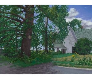 thumbnail of Oil on linen by Ard Berge titled Rural Route (Whitcomb Hill Road).