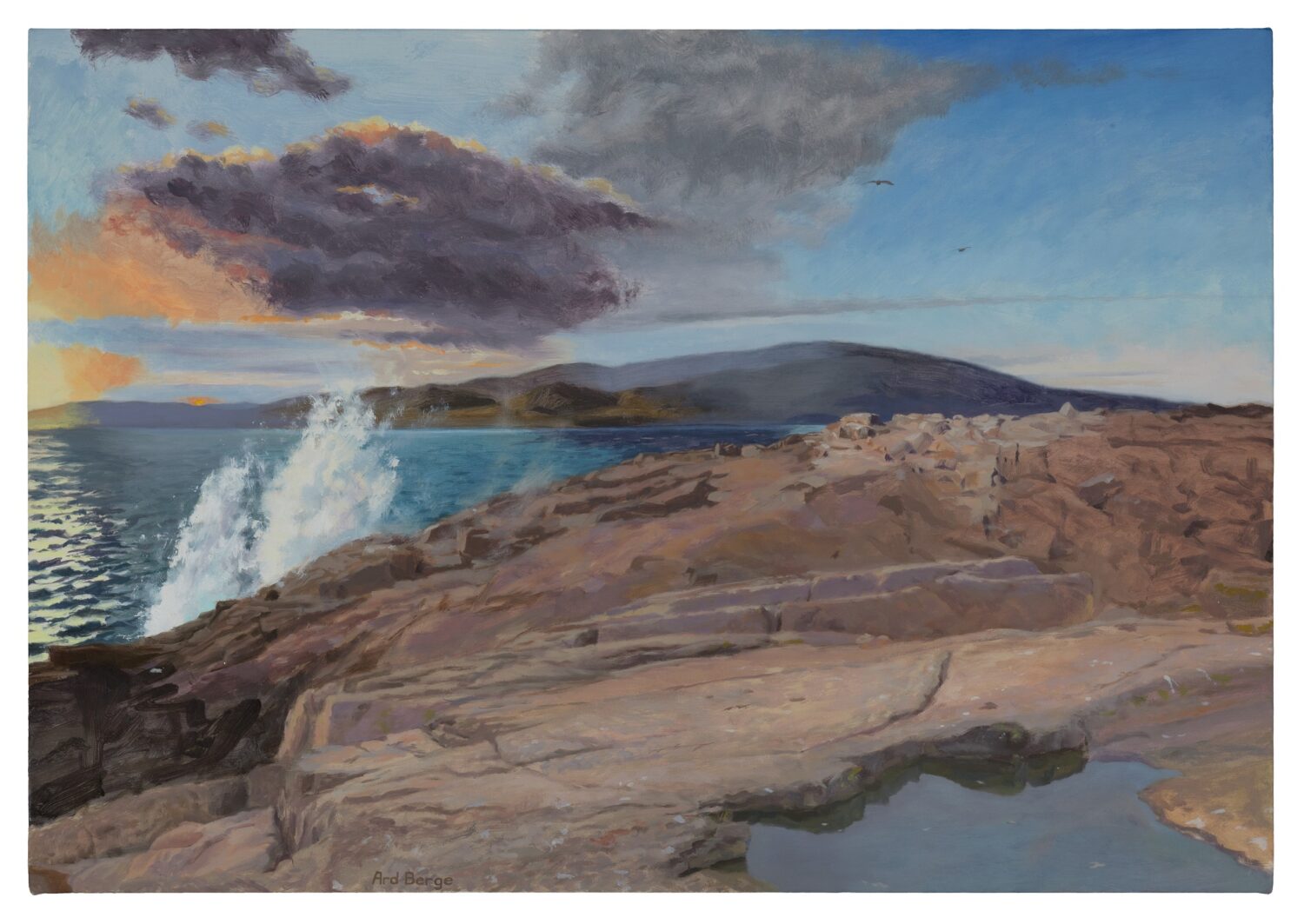 thumbnail of Oil on linen by Ard Berge titled Seven Days on Schoodic.