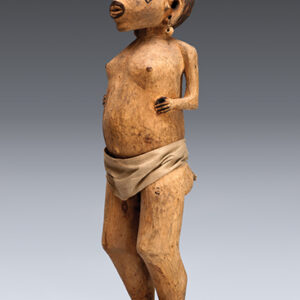 thumbnail of Object made out of wood, pigment titled Male Figure, Swahili Coast (Mrima).