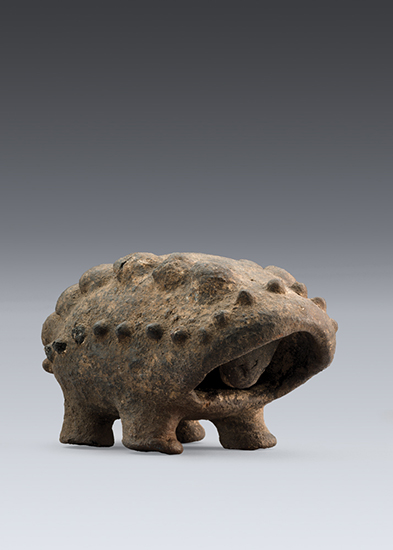 thumbnail of Object made out of clay titled Porcupine.