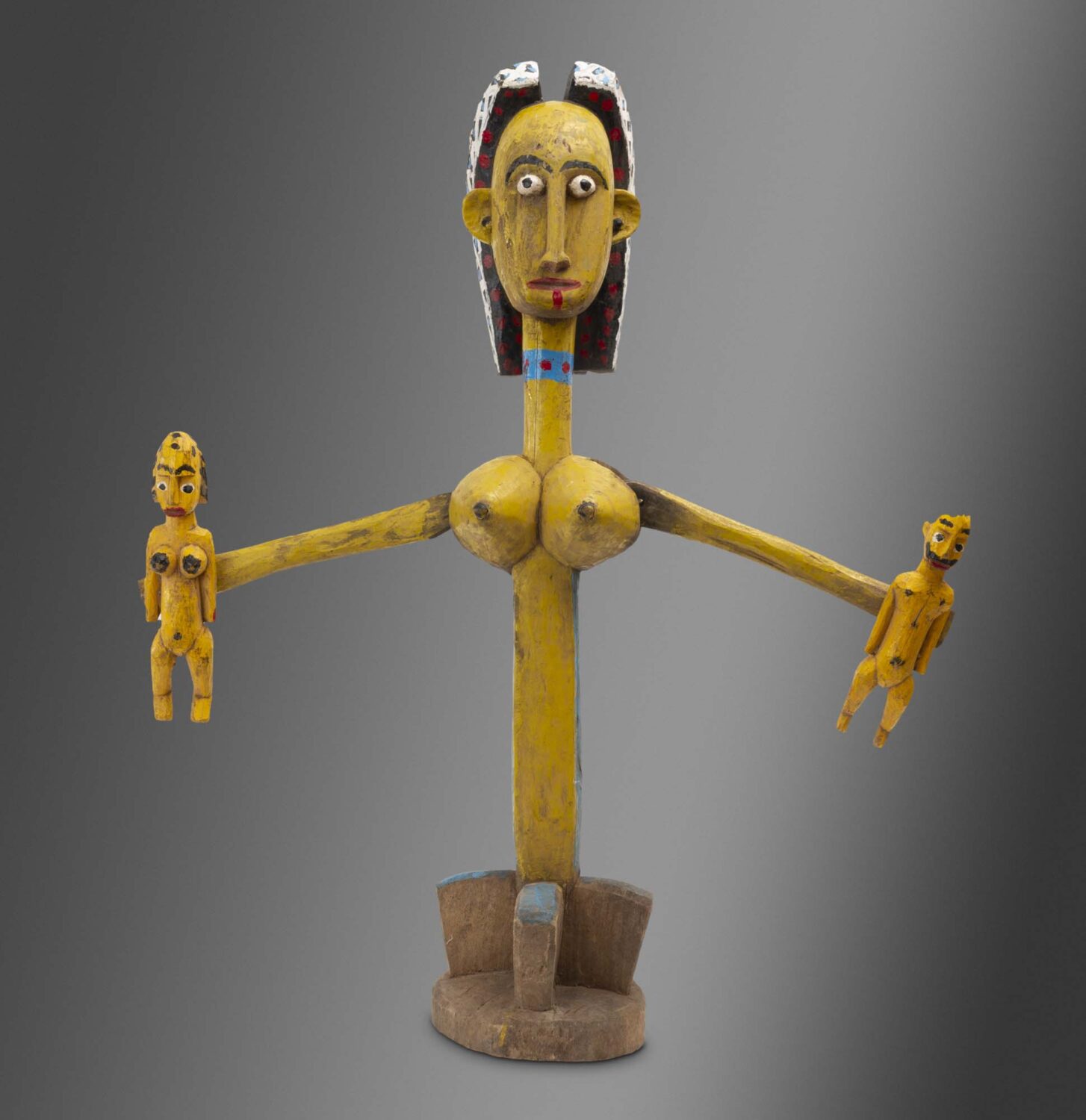 thumbnail of Puppet (Merenkoun) made of wood and polychrome from Arrondissement of Markala, Cercle of Segou