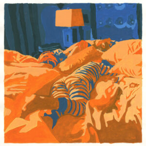 thumbnail of Gouache on paper by Andres Villa titled Sweet Dreams.