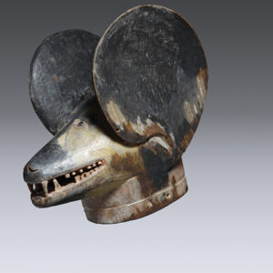 thumbnail of Object made out of wood, pigment titled Helmet Mask (lipico), Makonde.