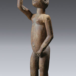 thumbnail of Object made out of wood, pigment titled Female figure, Shinyanga Region.