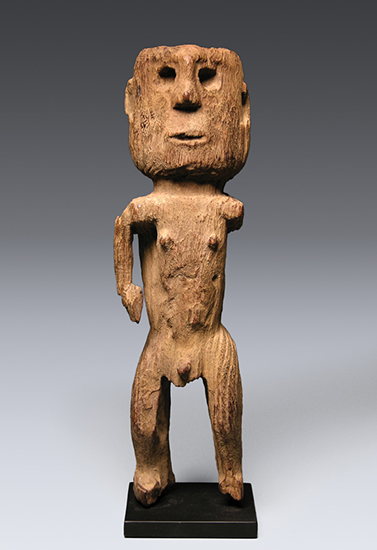 thumbnail of Object made out of wood titled Guardian Figure (lusumbo), Sukuma, Shinyanga region.