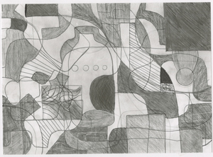 thumbnail of Graphite on paper by Emanuel Lorenz titled No.-1.
