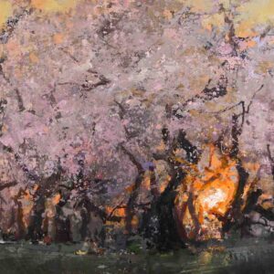 thumbnail of Oil on canvas by Chin-Lung Huang titled 231 Dancing Twilight.