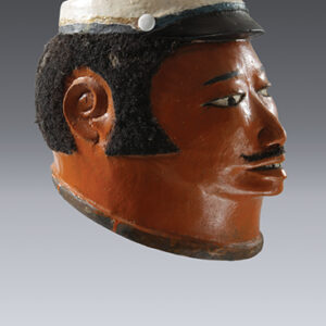 thumbnail of Object made out of wood, human hair, paint titled Helmet Mask (lipico), Makonde.