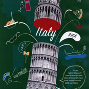 thumbnail of Inkjet print by Tingwen Xiang titled Italian Travel Poster.