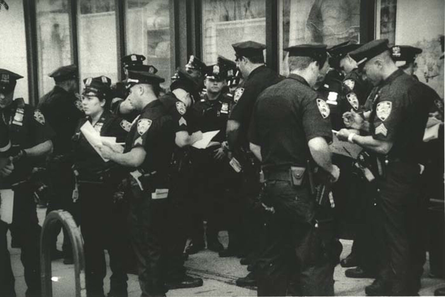 thumbnail of Silver gelatin print by Jinyi Zhao untitled (NYPD).