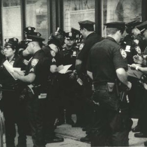 thumbnail of Silver gelatin print by Jinyi Zhao untitled (NYPD).