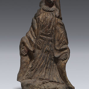 thumbnail of Object made out of clay titled Figure (Madonna), Makonde.