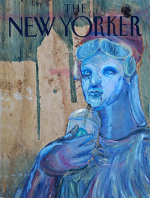 thumbnail of Inkjet print by Emir Webster titled New Yorker Cover.