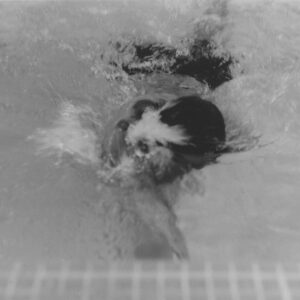 thumbnail of Silver gelatin print by Jaheem Clarke titled Swimmer.