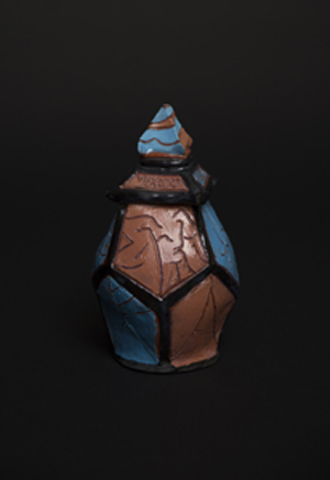 thumbnail of The Tough Exterior by Jose Ramirez. Medium: Ceramic. Size 8” High Date 2016