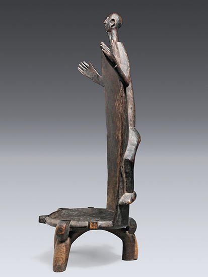 thumbnail of Object made out of wood titled Chair, Nyamwezi.