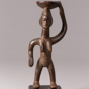 thumbnail of Sculpture of a figure made out of wood