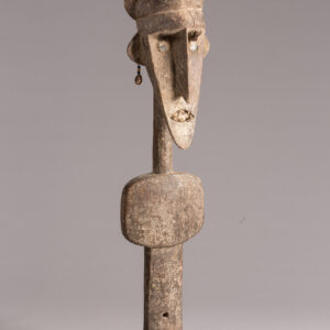 thumbnail of Puppet Figure Male made with wood, beads, shell, glass, animal hair, stone, pigment.