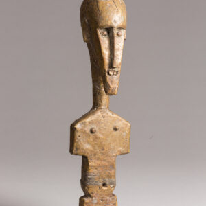 thumbnail of Puppet Figure Male made with wood, brass, stone.