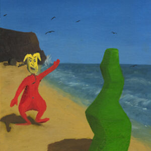 thumbnail of Oil on canvas by George Rini titled Alien Beach.