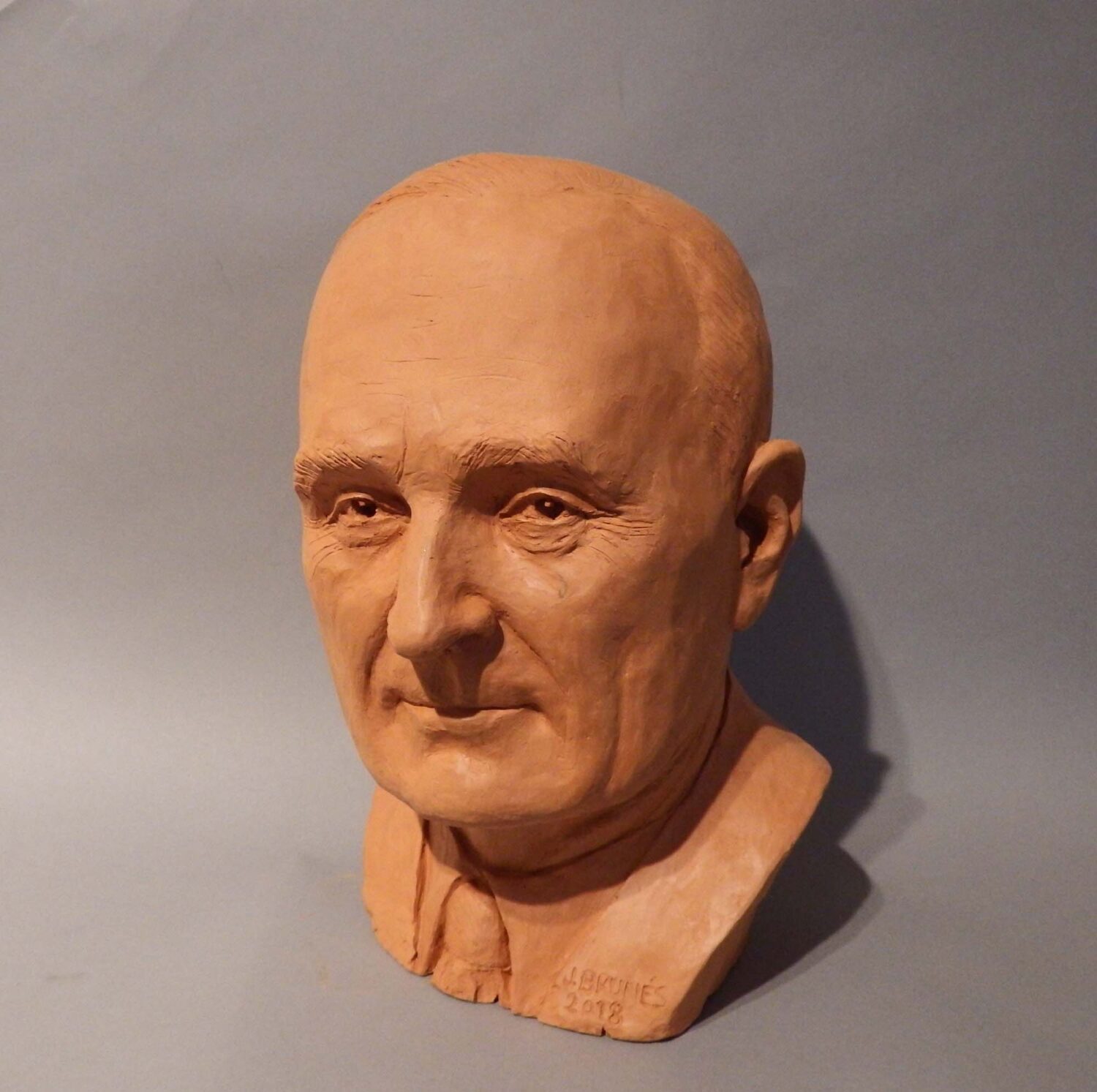 thumbnail of Sculpture of Harry S. Truman made out of Terra cotta