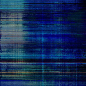 thumbnail of Printed on canvas, with satin coating by Hiroshi Jashiki titled Blue Plaid.