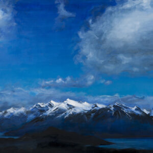 thumbnail of Oil on canvas by Mara Sfara titled Icelandic Glacier Blue.