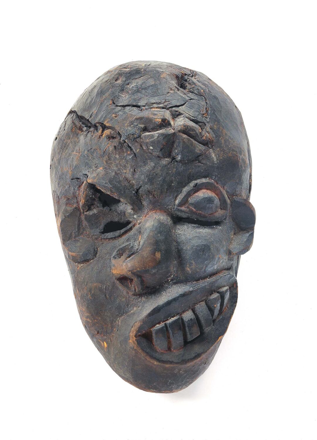 thumbnail of Okoroshi Ojo mask with skewed features.