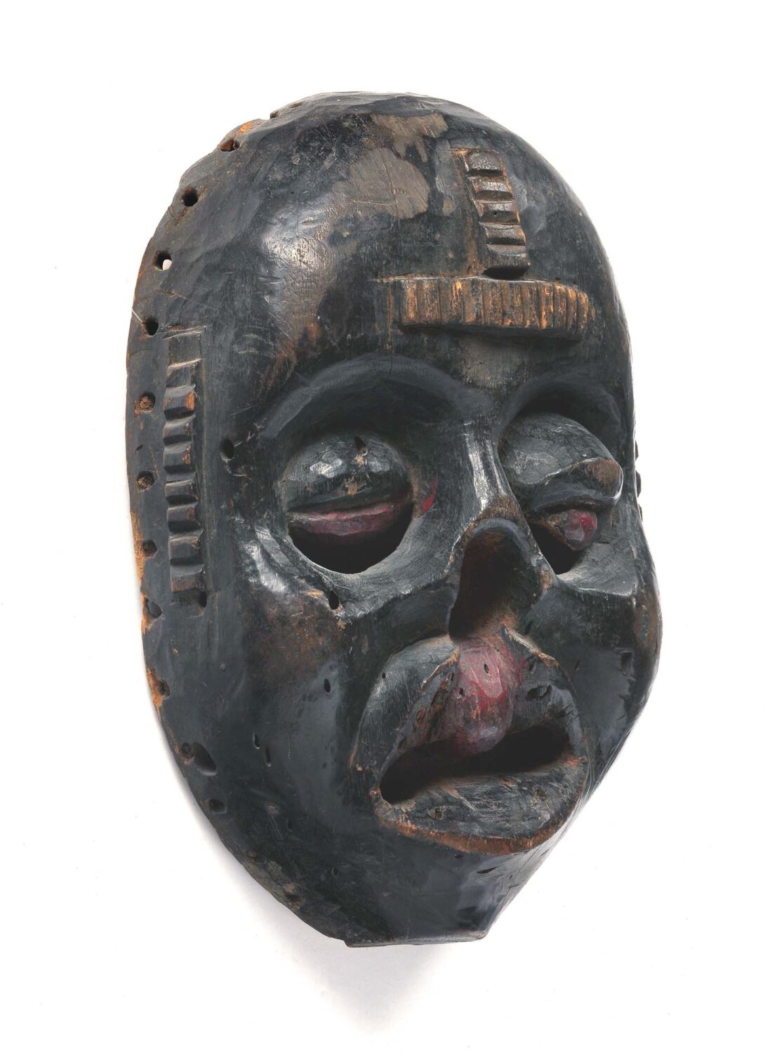 thumbnail of Ekpo Society mask, missing nose and upper lip.