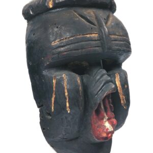 thumbnail of Ekpo Society mask with idiong headband, no nose.