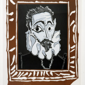 thumbnail of Lino-Cut by Pablo Picasso titled L'Homme a la Fraise.