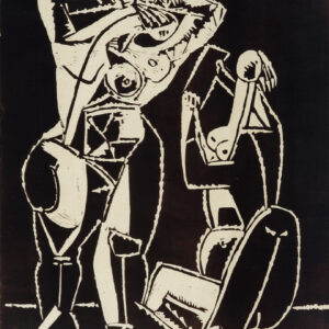 thumbnail of Lino-cut by Pablo Picasso titled Femmes Au Miroir.