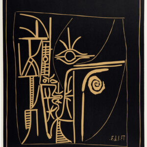 thumbnail of Lino-Cut by Pablo Picasso titled Tete.