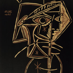 thumbnail of Lino-cut by Pablo Picasso titled Buste de Femme: Jacqueline.