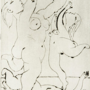 thumbnail of Drypoint by Pablo Picasso titled Jeu Sur La Plage.