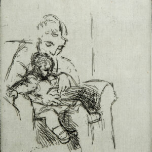 thumbnail of Etching by Pablo Picasso titled Mere et Fils.