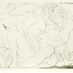 thumbnail of Drypoint by Pablo Picasso titled Le Viol III.