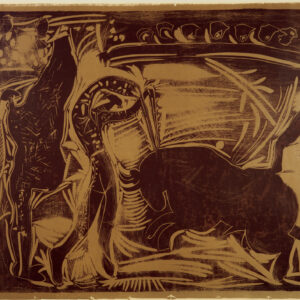 thumbnail of Lino-cut by Pablo Picasso titled Les Banderilles.