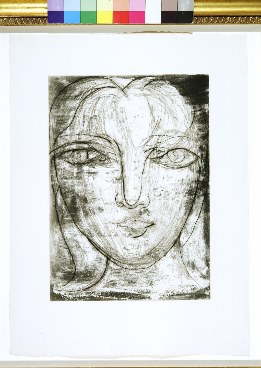 thumbnail of Aquatint Etching and Drypoint by Pablo Picasso titled Tete de Face.