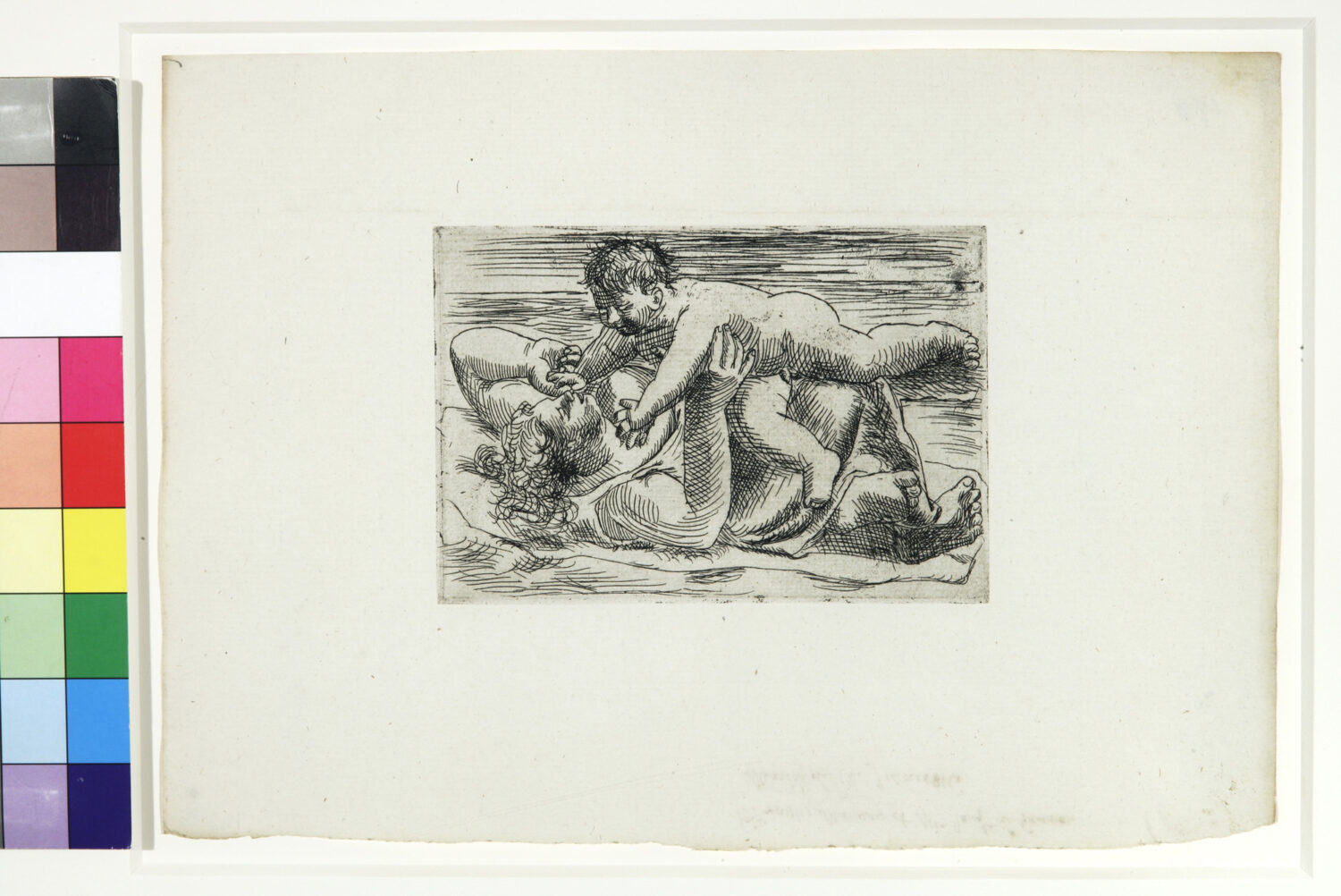 thumbnail of Etching by Pablo Picasso titled Joie Maternelle.