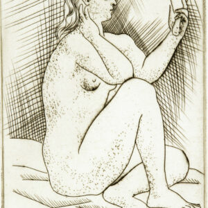 thumbnail of Etching/Drypoint by Pablo Picasso titled Femme Au Mirror.