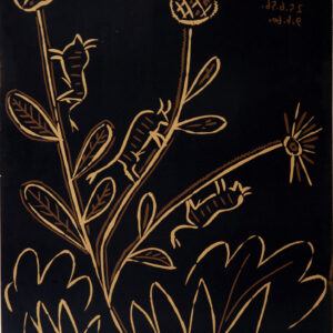 thumbnail of Lino-cut by Pablo Picasso titled Plantes aux Toritos.