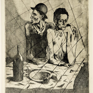 thumbnail of Etching by Pablo Picasso titled Le Repas Frugal.