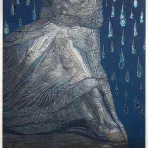 thumbnail of Lithograph by Ernst Fuchs titled Agnus Mysticus.