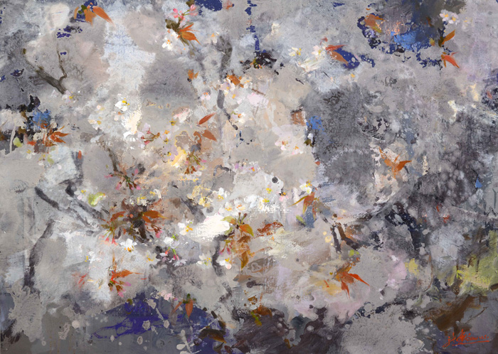 thumbnail of Oil on canvas by Chin-Lung Huang titled Spring's Overture.