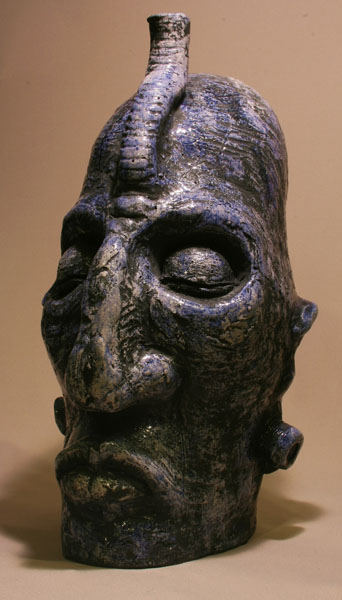 thumbnail of Ceramic sculpture by KD Matheson titled Imhote.