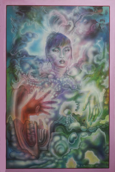 thumbnail of Acrylic on board by Steven Peabody titled Transcendence.