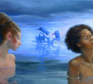 thumbnail of Oil on canvas by Sandra Stanton titled Trance.