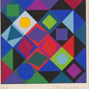 thumbnail of Serigraph by Victor Vasarely untitled.
