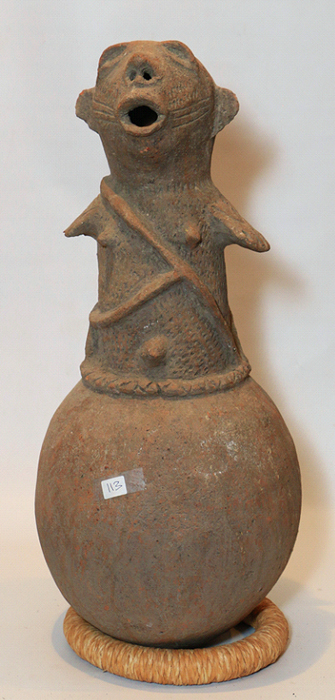 thumbnail of Clay figurative vessel from Dakakari, Nigeria.